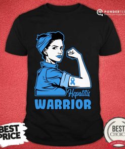 Hepatitis Warrior Messy Bun Bandana Shirt