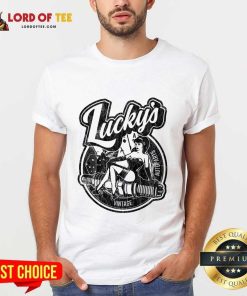 Lucky's Vintage Auto Distressed Shirt