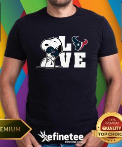 Snoopy Love Houston Texans T-Shirt