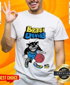 Brasi Devils Slam Dunk Basketball T-shirt