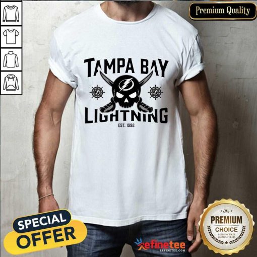 Tampa Bay Lightning Gasparilla Champion Skull Shirt