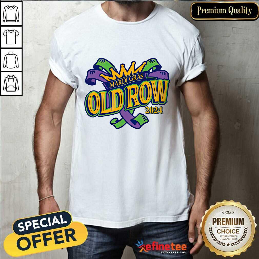 shirt Fat Tuesday Pockey Mardi Gras Old Row 2024 T-shirt