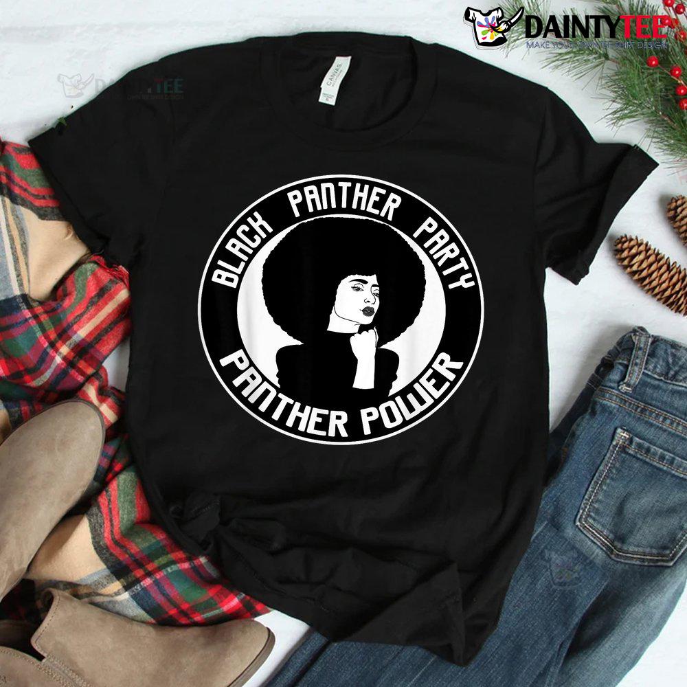 Black History Panther Party Logo Afro Hair Shirt Black History Panther Party Logo Afro Hair Shirt