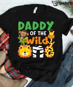 Daddy Of The Wild One Zoo Theme Bday Safari Jungle Shirt