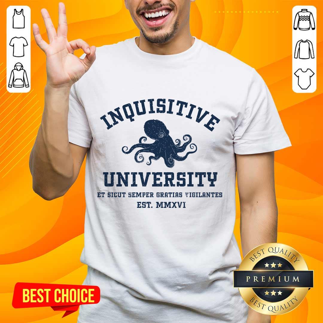 shirt Inquisitive University Octopus Est MMXVI Shirt