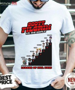 League of Evil Exes Scott Pilgrim vs The World White T-Shirt