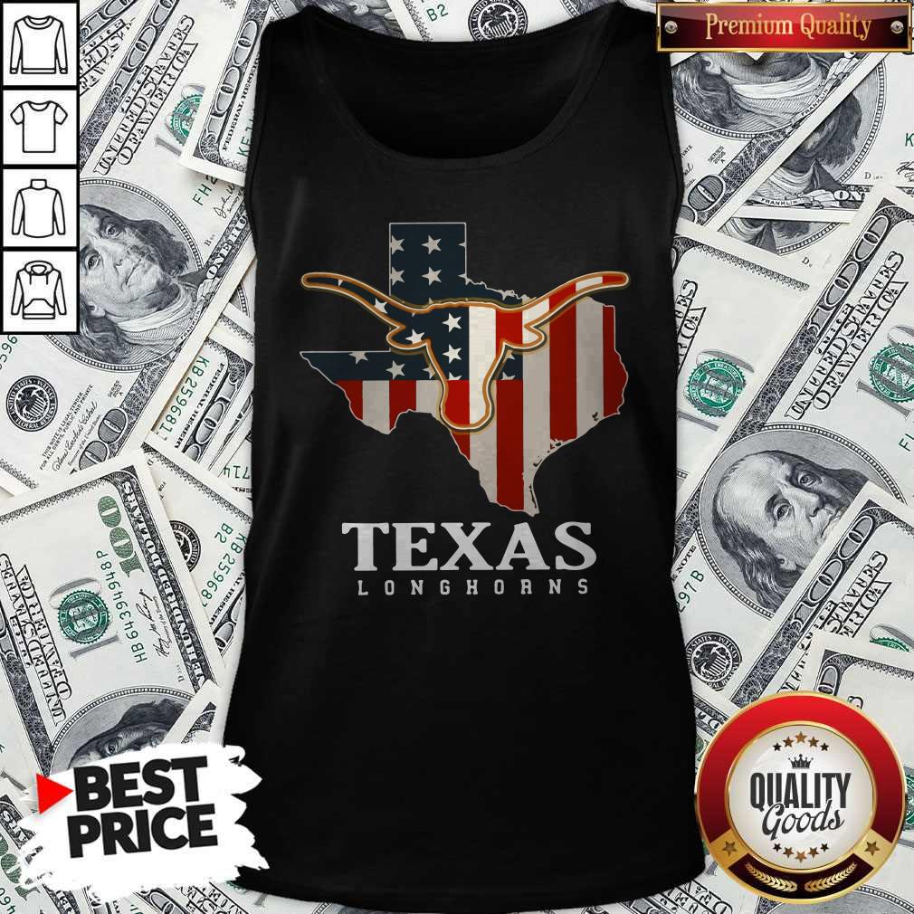 Premium Texas Longhorns American Flag Shirt