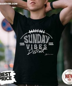 Detroit Football Sunday Vibes Shirt