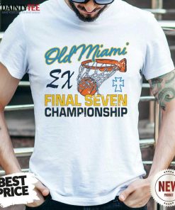 Basketball Old Miami EX Final Seven Championship T-shirt