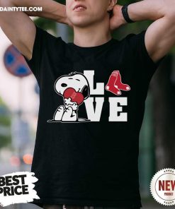 Snoopy Love Boston Red Sox T-Shirt