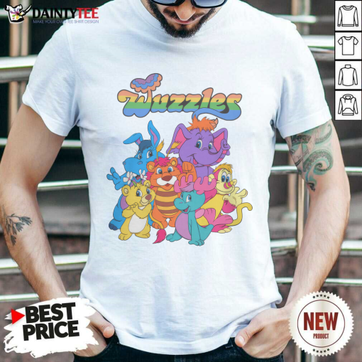 80's Retro Cute Wuzzles Cartoon Shirt