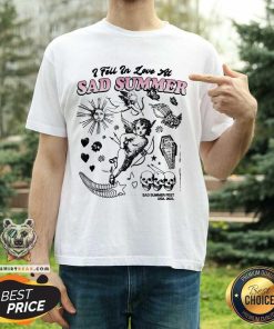 I Fell In Love At Sad Summer Festival Cupid T-shirt