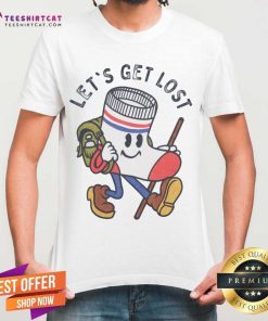 Let's Get Lost Sock T-shirt