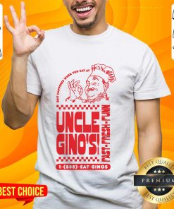 Drive-Away Dolls Uncle Gino's Comfort Colors Pocket T-Shirt