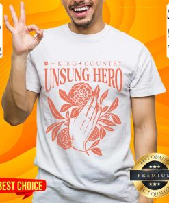 For King Country Unsung Hero Flower T-shirt
