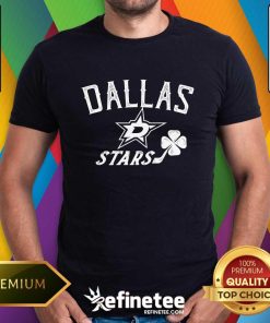 Dallas Stars St Patrick's Day Richmond Clover T-Shirt