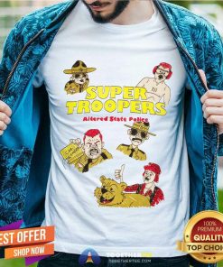 Sketchbook Super Troopers Altered State Police T-shirt