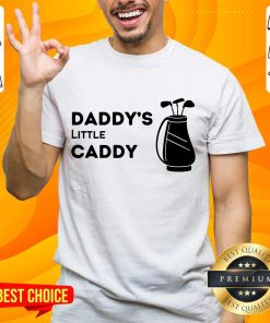 Daddy's Little Caddy Golf T-shirt