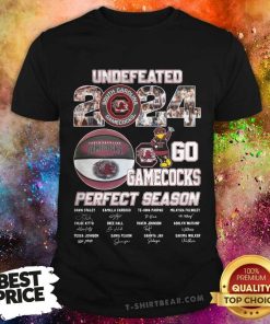 Undefeated 2024 South Carolina Gamecocks Perfect Season T-Shirt