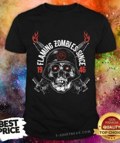 Zombie Army Flaming Zombie T-Shirt