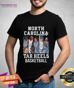 North Carolina Tar Heels Basketball Staring 5 T-shirt