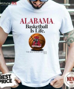 Alabama Basketball Is Life Elehant Vault Logo T-Shirt