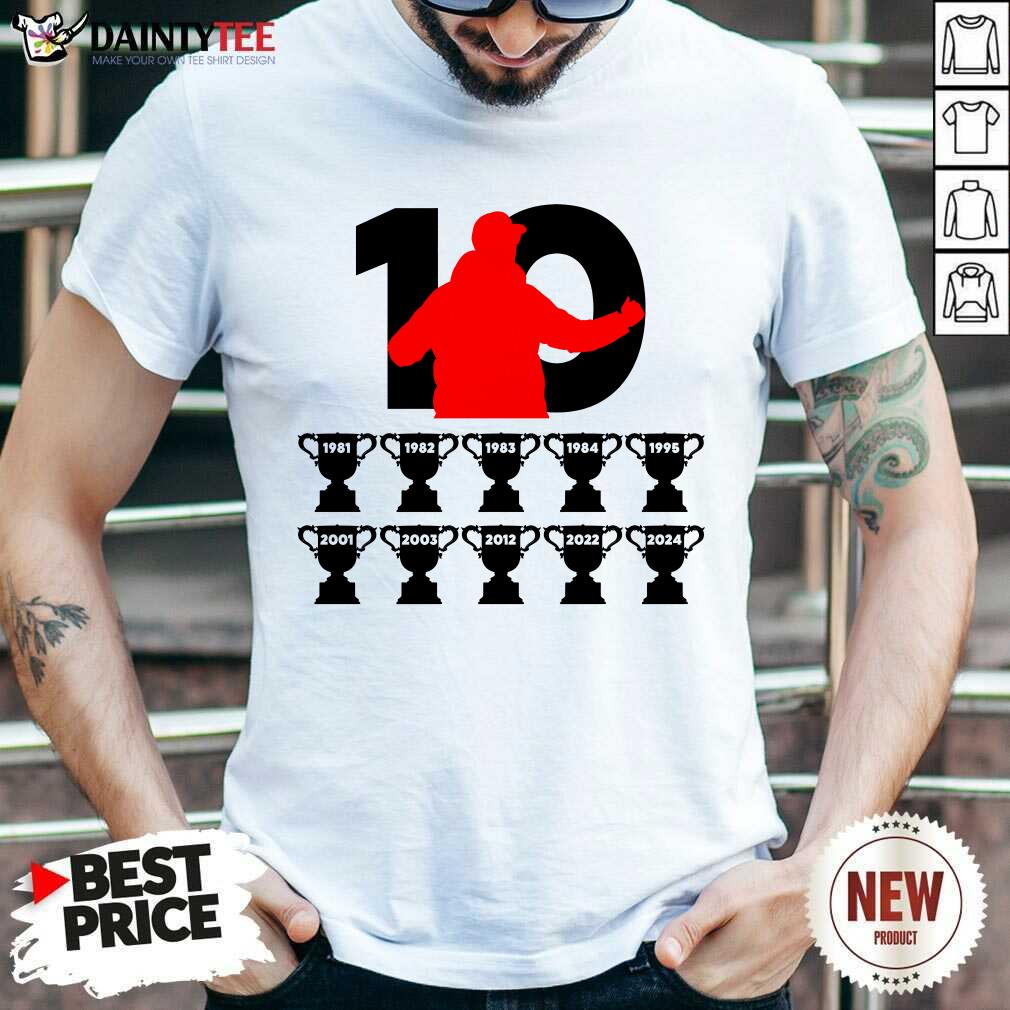 shirt 10 Elf Cup Winners T-shirt