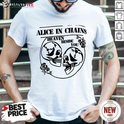 Alice In Chains Heaven Beside You Skeleton T-shirt