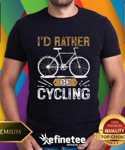 I'd Rather Be Cycling Heavy T-shirt