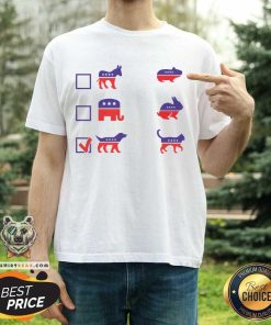 I Vote for Dog T-shirt