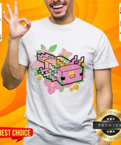 Axolotl Minecraft Spring Adventure T-shirt