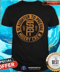 Slaughter To Prevail Misery Crew Gold Ink T-shirt
