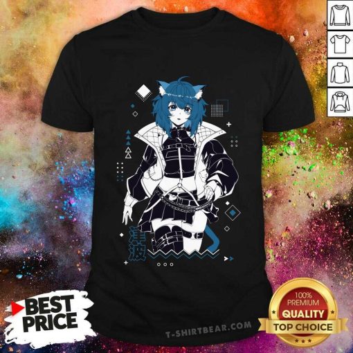 Tsunami Cat Main Character T-Shirt