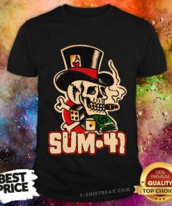 Smoking Skull Sum 41 T-shirt