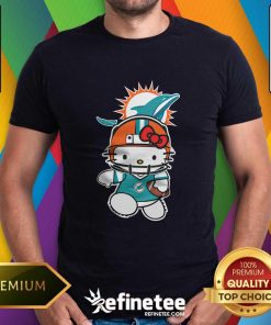 Hello Kitty Miami Dolphins Shirt