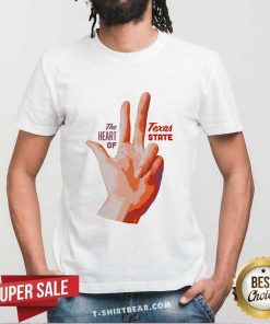 The Heart of Texas State Basketball T-shirt