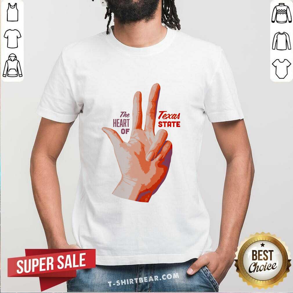 shirt The Heart of Texas State Basketball T-shirt