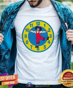 Big Comfy Couch Clock Stretch T-shirt
