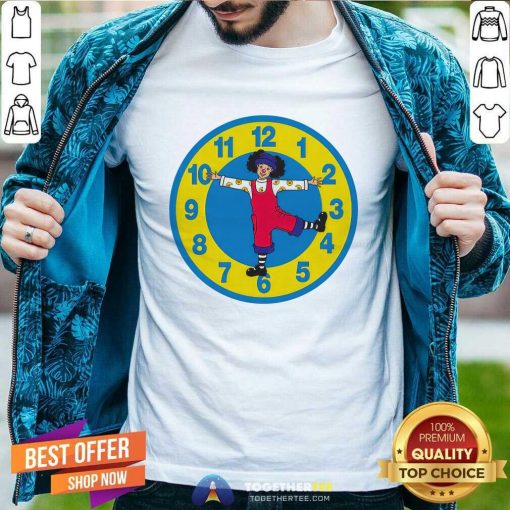 Big Comfy Couch Clock Stretch T-shirt