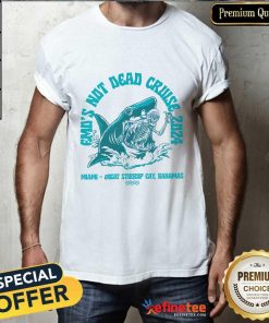 Emo's Not Dead Cruise 2024 Party Shark Skeleton Miami Great Stirrup Cay Bahamas T-shirt