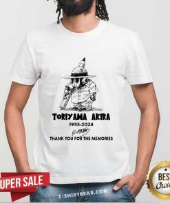 Toriyama Akira 1955-2024 Thank You For The Memories T-shirt