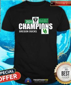 Oregon Ducks 2024 Pac-12 Men's Basketball Conference Tournament Champions Locker Room T-Shirt