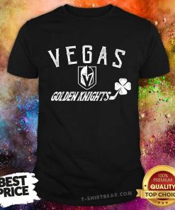 Vegas Golden Knights St Patrick's Day Richmond Clover T-Shirt