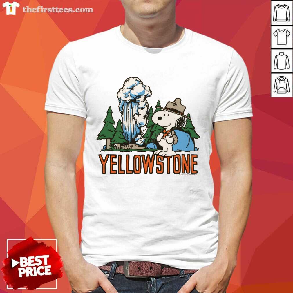 shirt Peanuts Snoopy x Yellowstone National Park T-shirt