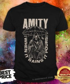 The Amity Affliction Umbrella When It Rains It Pours Reaper T-shirt