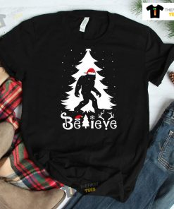 Bigfoot Christmas Funny Christmas T-shirt
