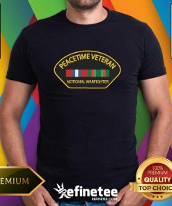 Peacetime Veteran Notional Warfighter T-shirt