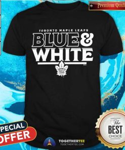 Toronto Maple Leafs NHL Blue White T-shirt
