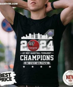 2024 ACC Men’s Basketball Tournament Champions NC State Wolfpack T-shirt