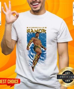 Black Panther Wakanda Forever My Enemies Call Me Namor Animated T-shirt